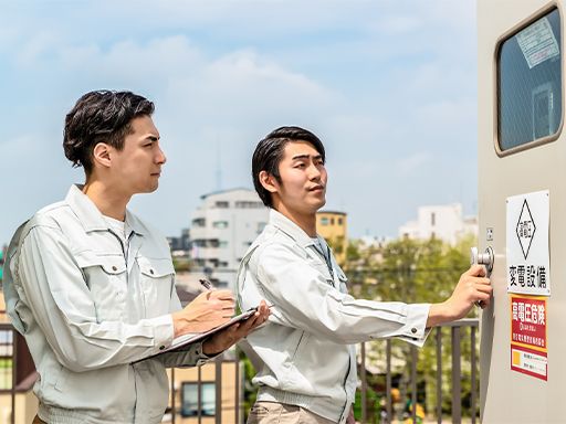 大学内の常駐設備員
