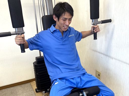 健康意識向上＊営業所内にジムマシン設置！