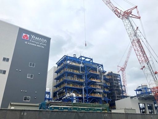 現在建設中のプラントです