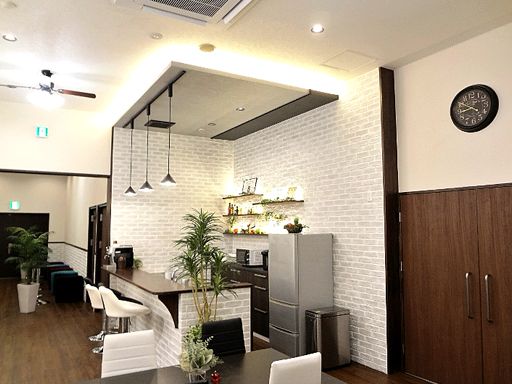 カフェみたいにくつろげる休憩所もアリ♪