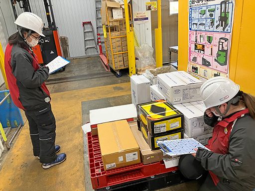 重たい物を運ぶことはありません◎